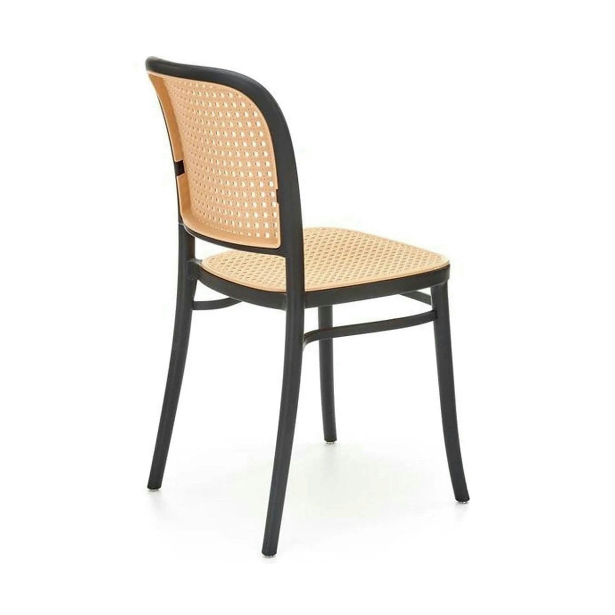 Scaun K483, bej/negru, polipropilena, 41x52x86 cm