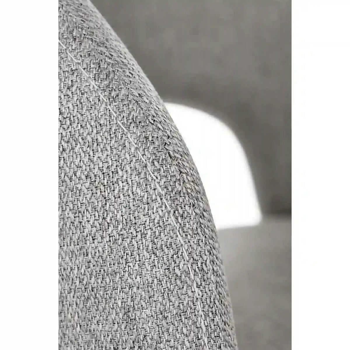 Scaun K486, gri/alb, stofa clasica/metal, 51x57x77 cm