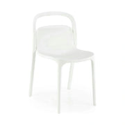 Scaun K490, alb, polipropilena, 46x55x80 cm