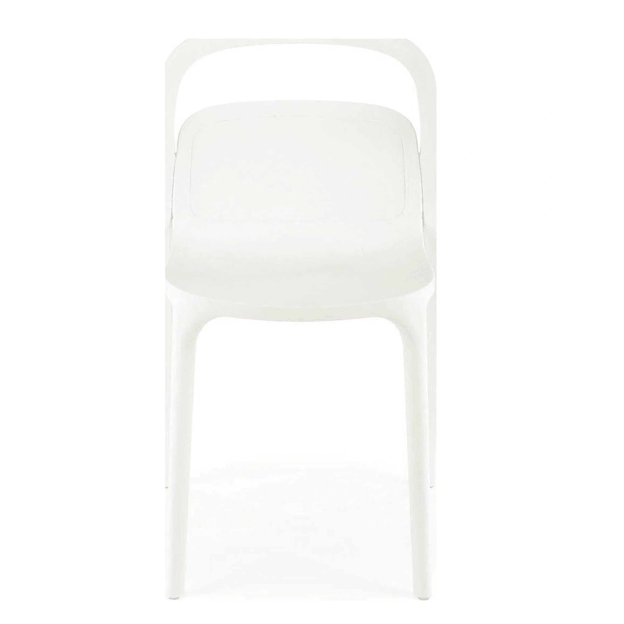 Scaun K490, alb, polipropilena, 46x55x80 cm