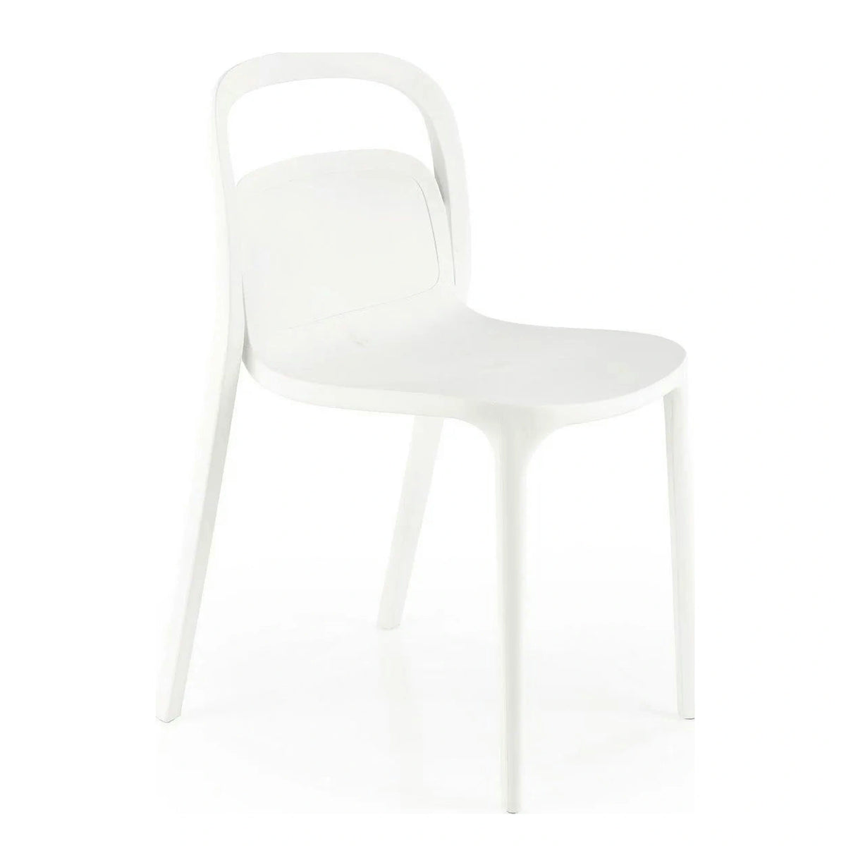 Scaun K490, alb, polipropilena, 46x55x80 cm