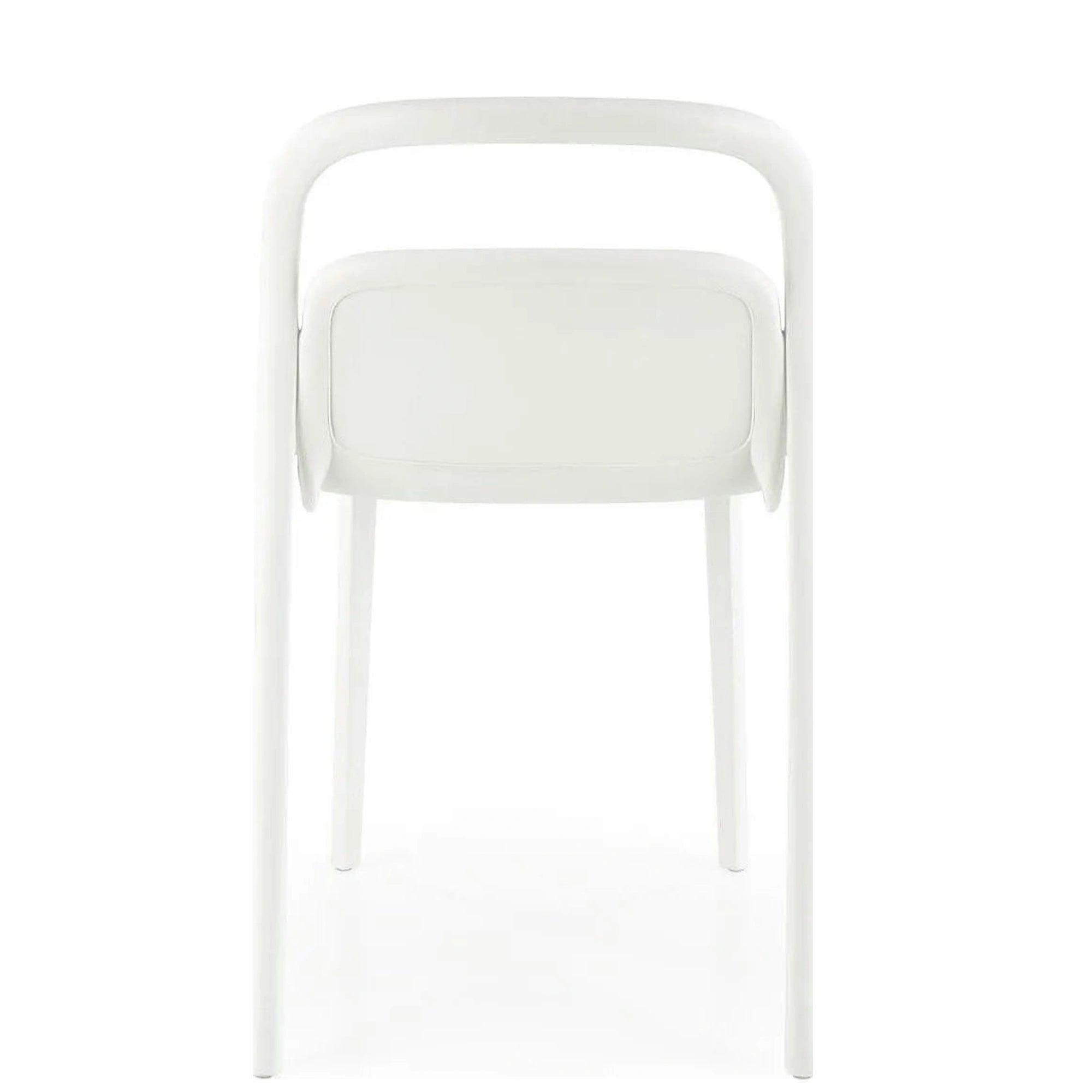 Scaun K490, alb, polipropilena, 46x55x80 cm