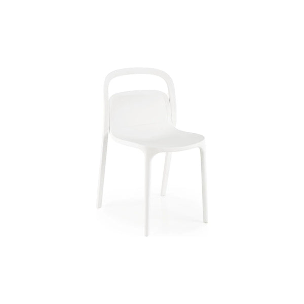 Scaun K490, alb, polipropilena, 46x55x80 cm