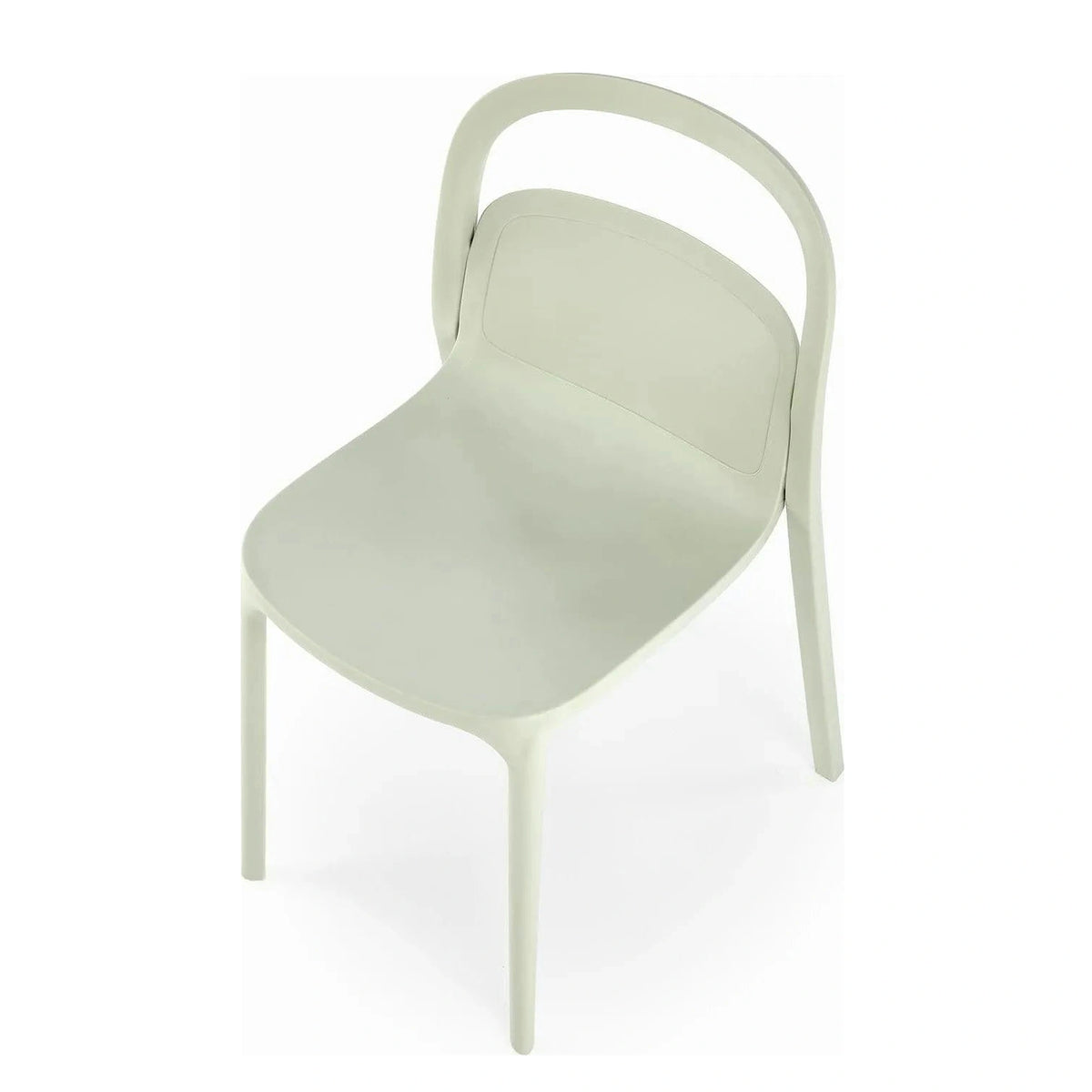 Scaun K490, verde menta, polipropilena, 46x55x80 cm