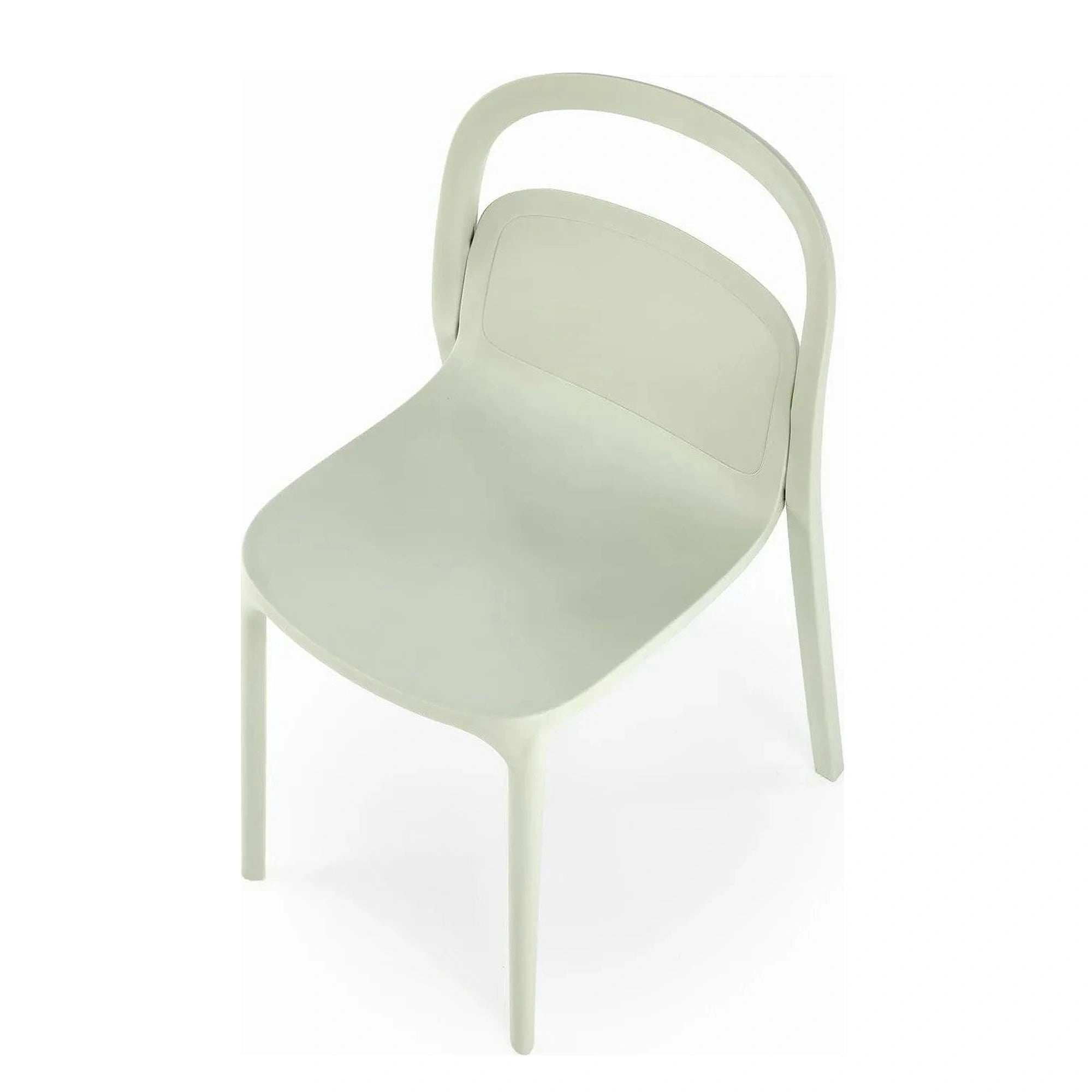 Scaun K490, verde menta, polipropilena, 46x55x80 cm