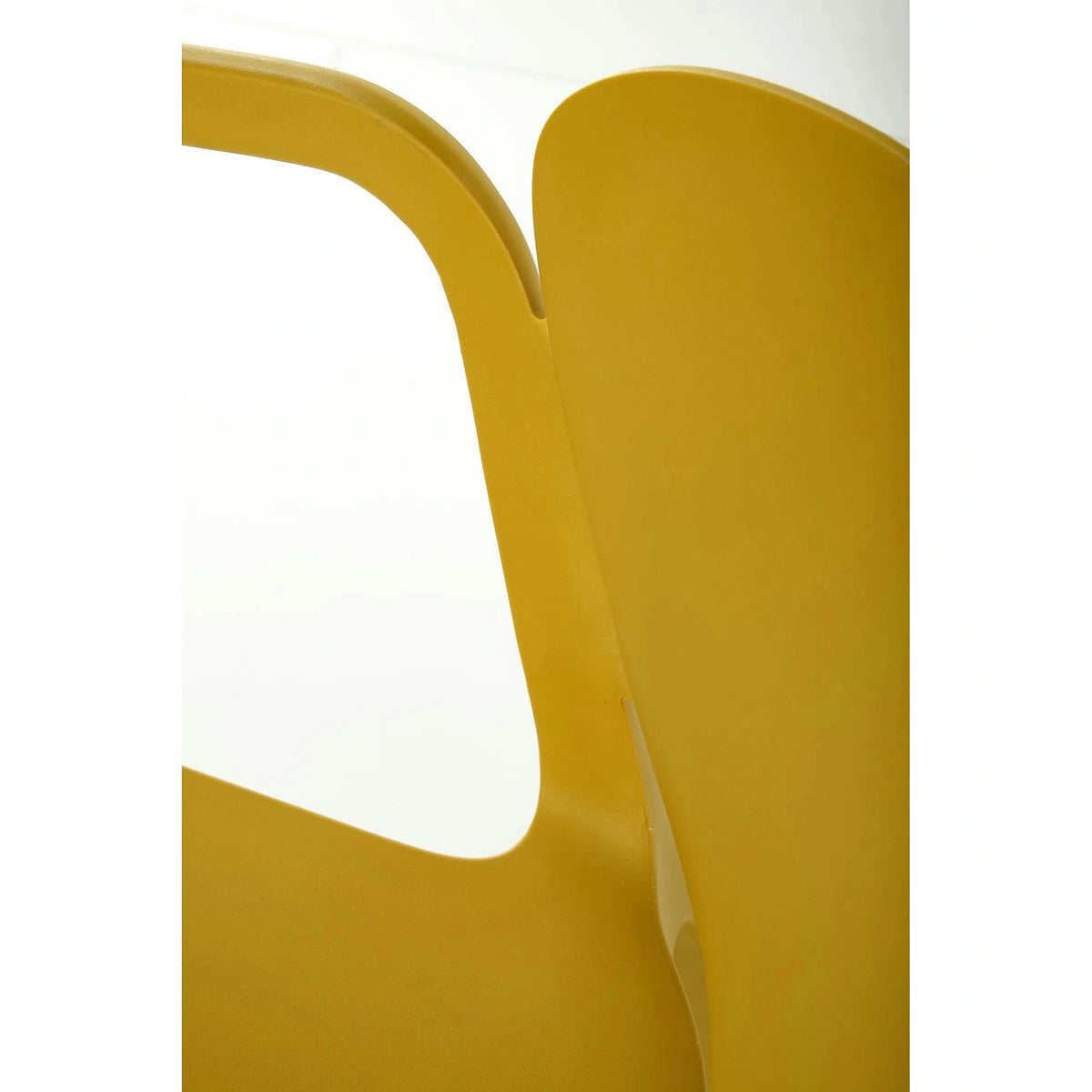 Scaun K491, galben, polipropilena, 60x56x76 cm