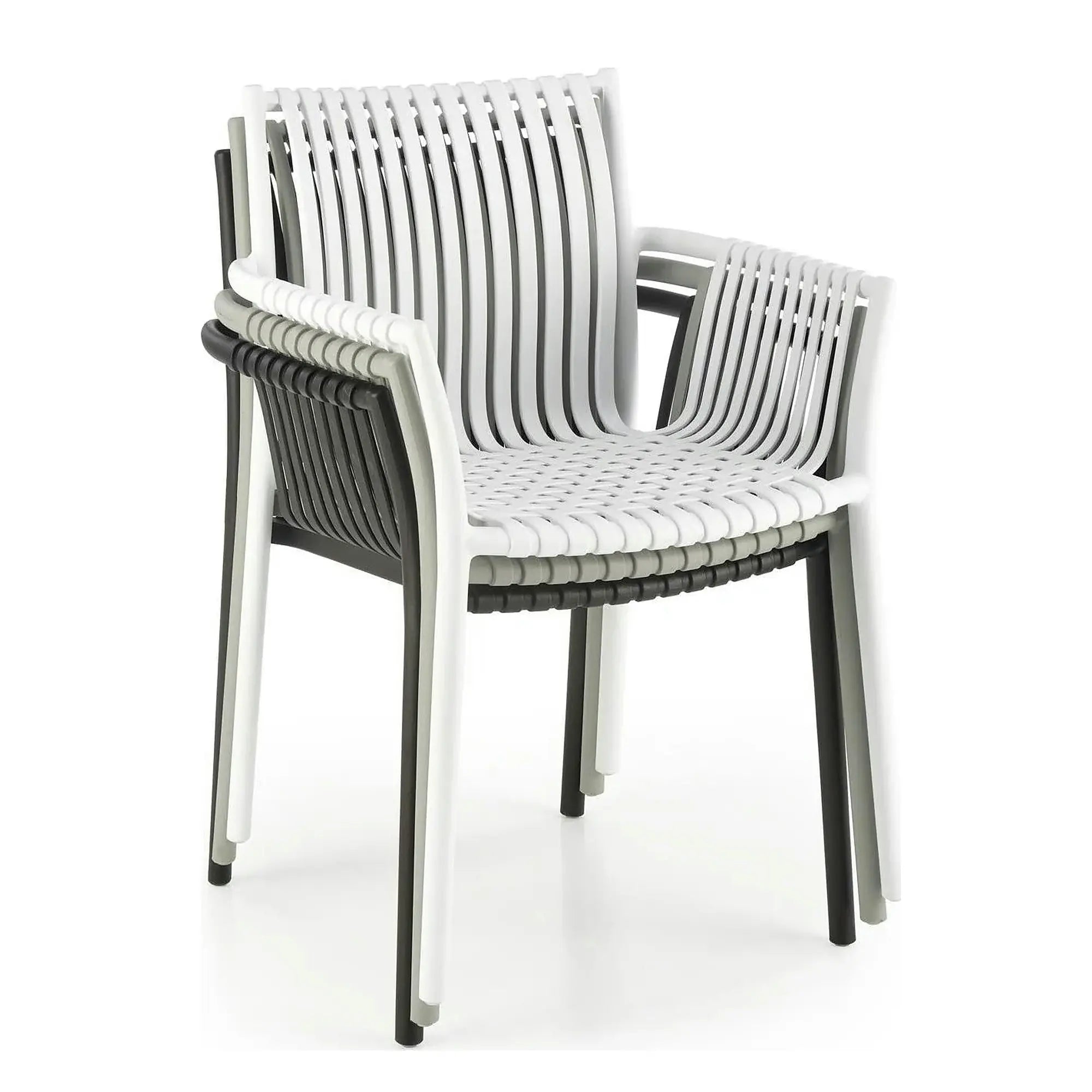 Scaun K492, alb, polipropilena, 60X56X84 cm