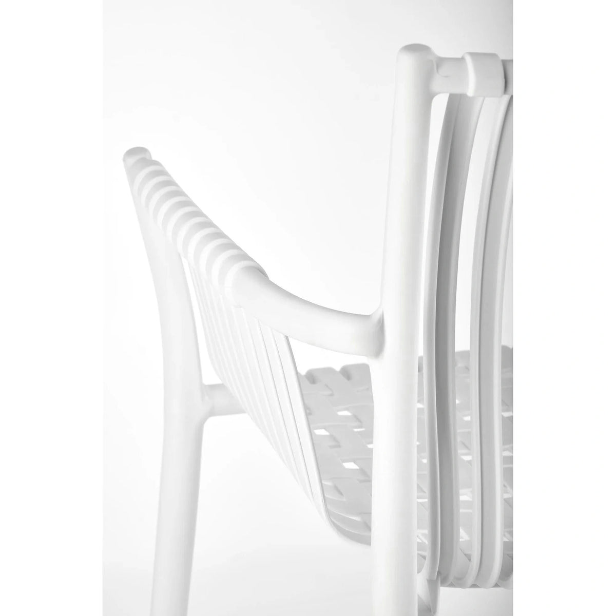 Scaun K492, alb, polipropilena, 60X56X84 cm