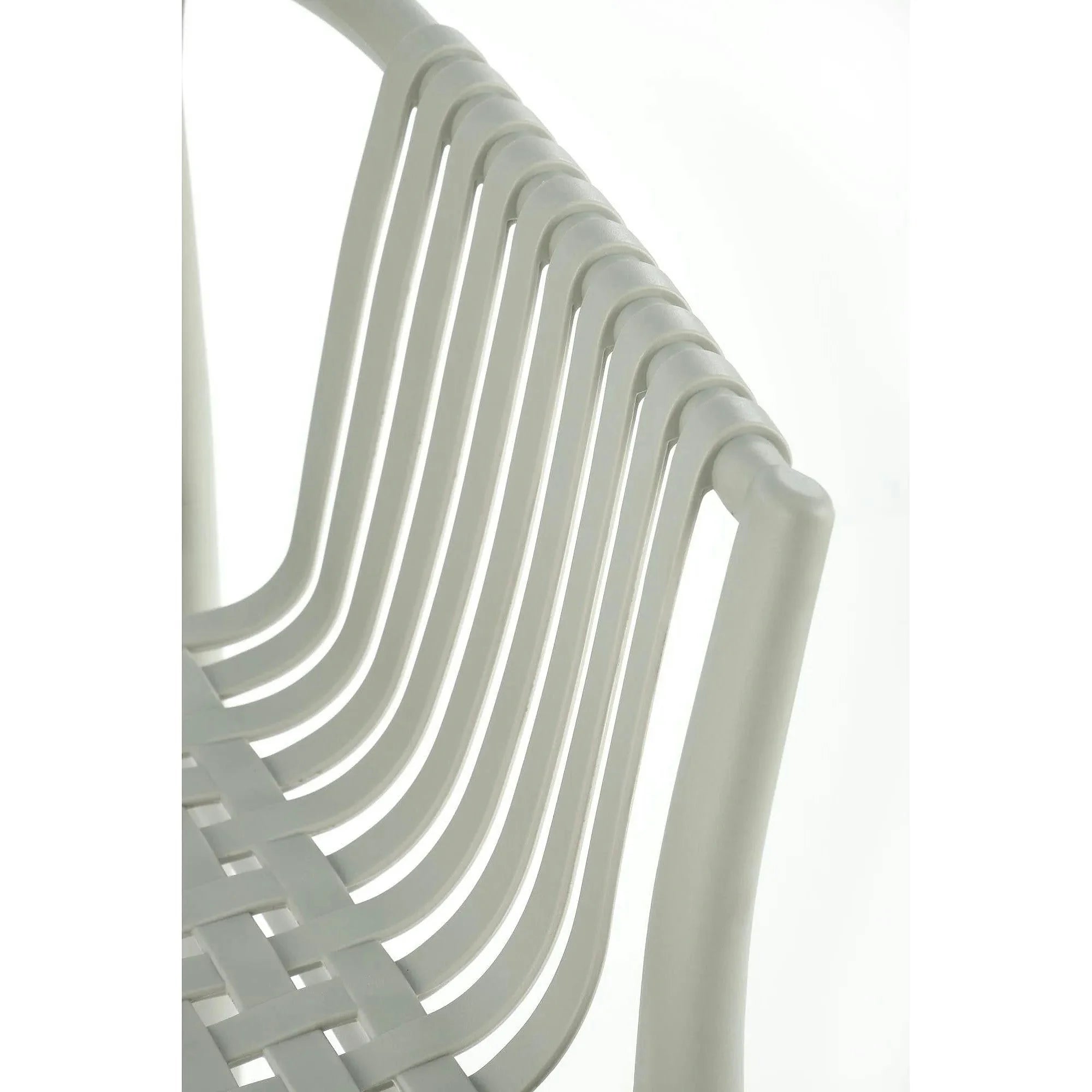 Scaun K492, gri, polipropilen, 60X56X84 cm