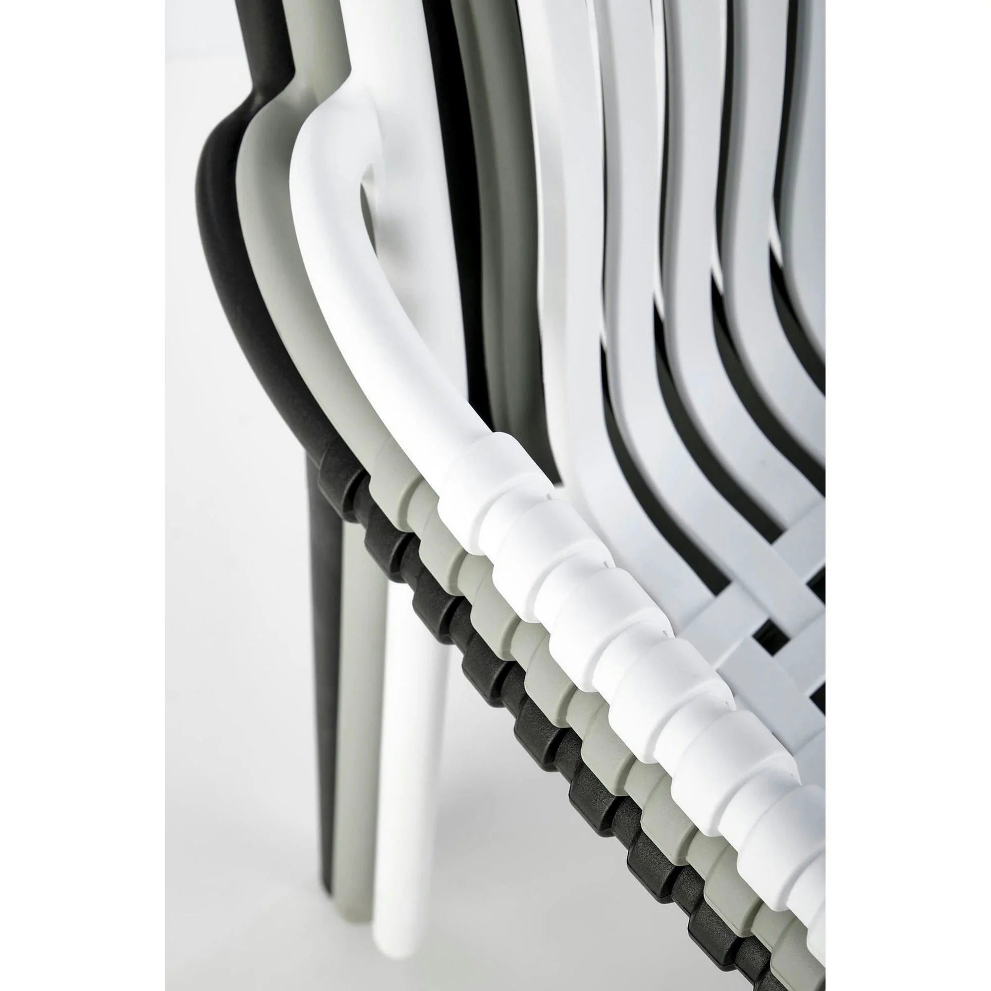 Scaun K492, negru, polipropilena, 60X56X84 cm