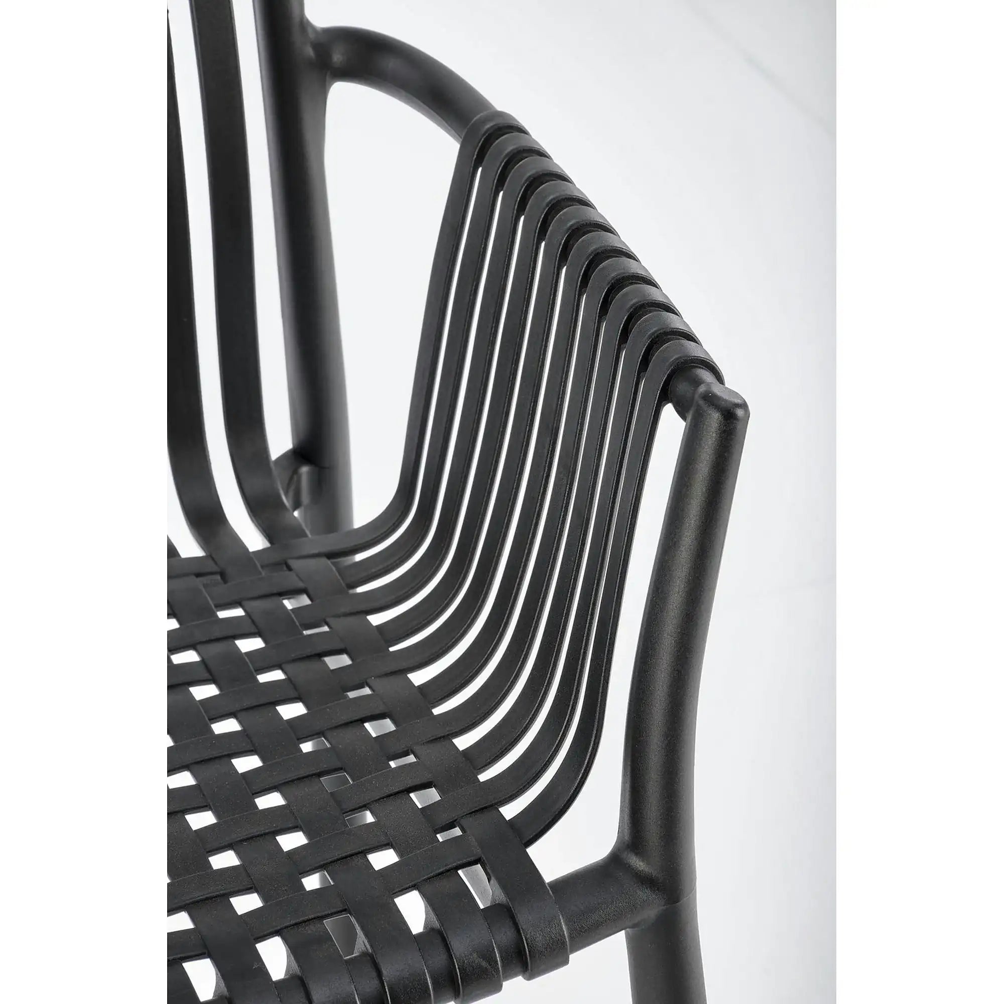 Scaun K492, negru, polipropilena, 60X56X84 cm