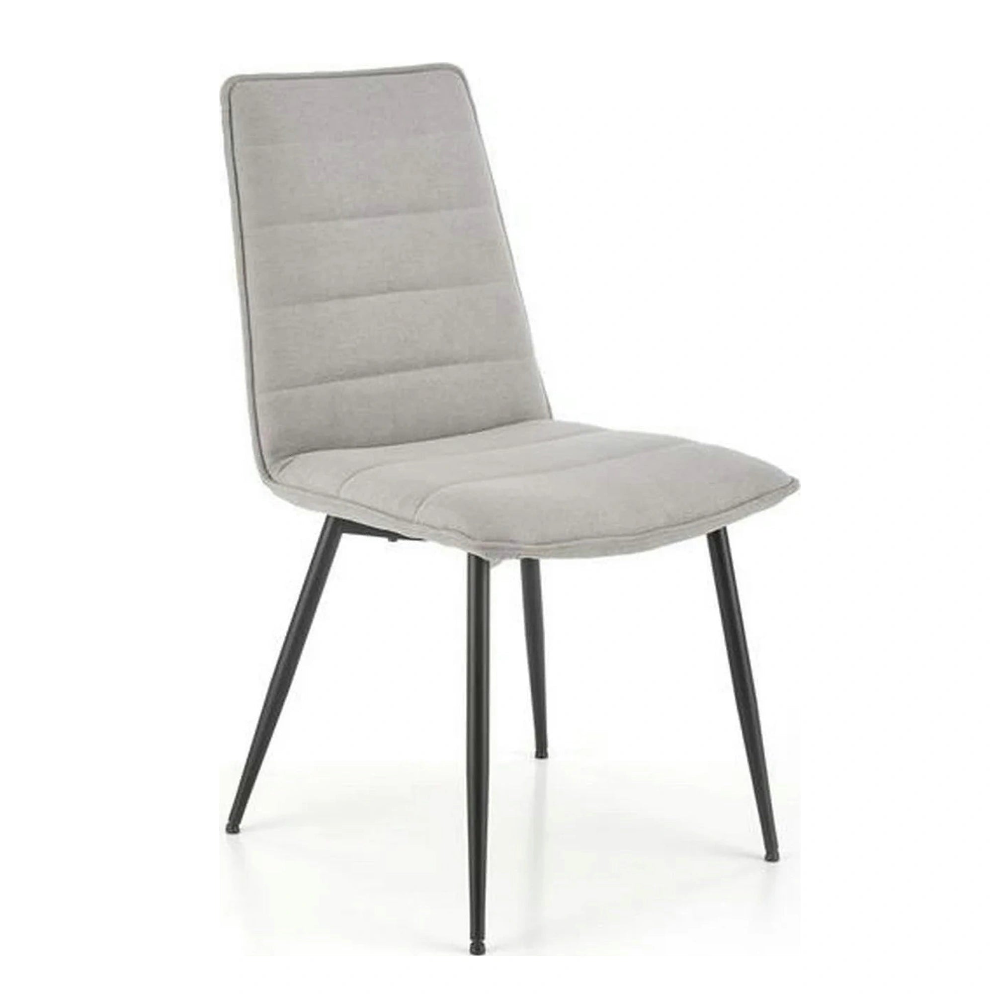 Scaun K493, gri/negru, stofa clasica/metal, 47x60x92 cm