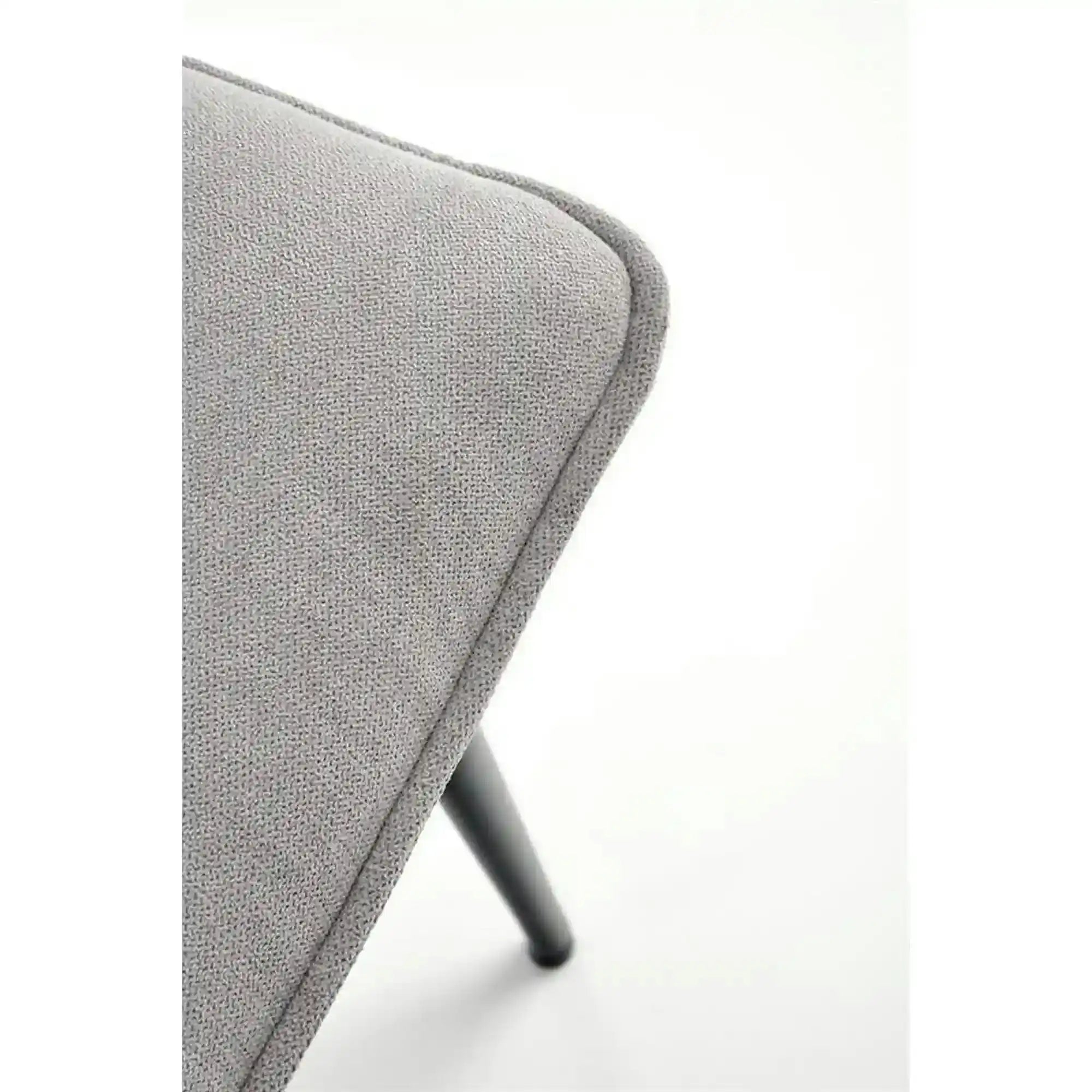 Scaun K493, gri/negru, stofa clasica/metal, 47x60x92 cm