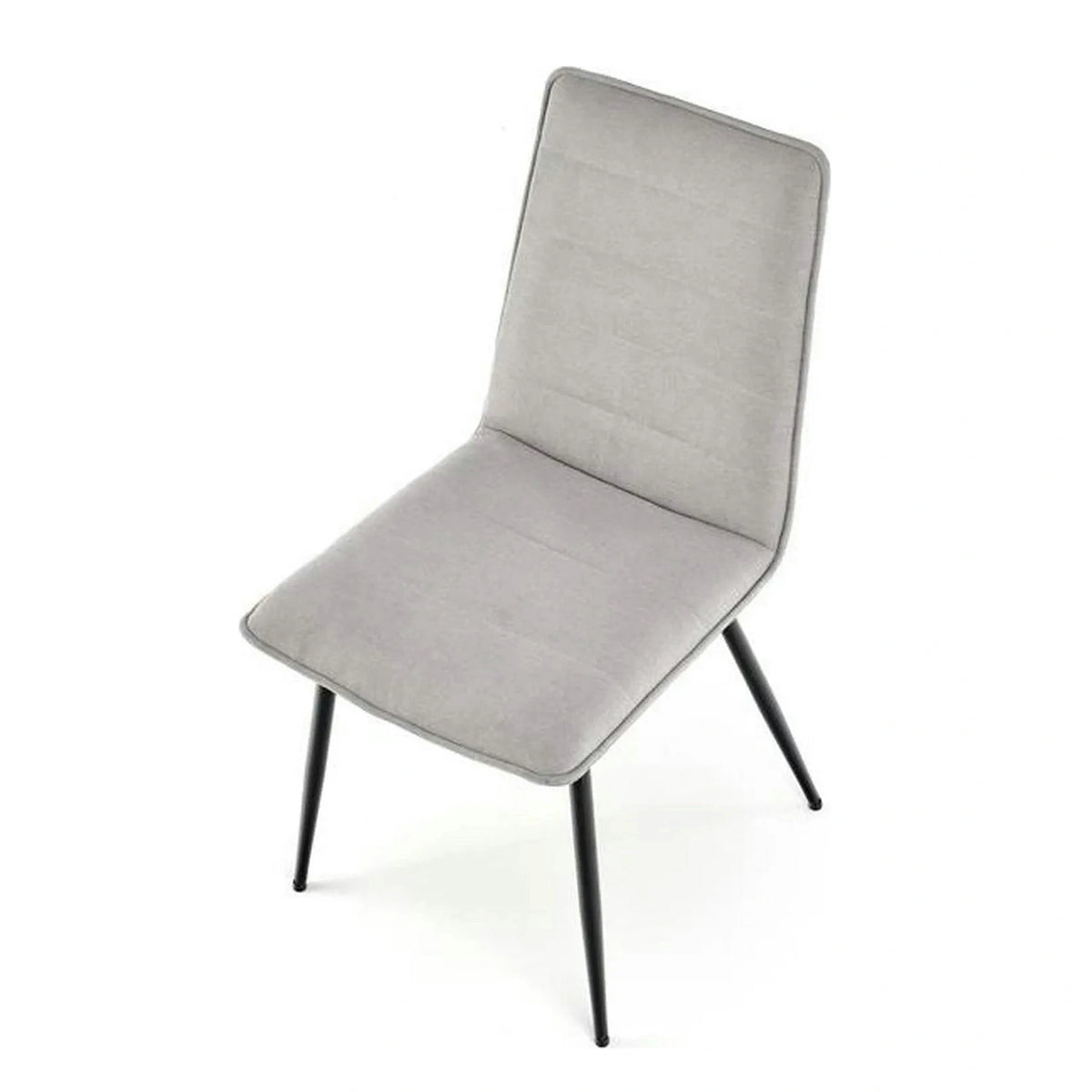 Scaun K493, gri/negru, stofa clasica/metal, 47x60x92 cm