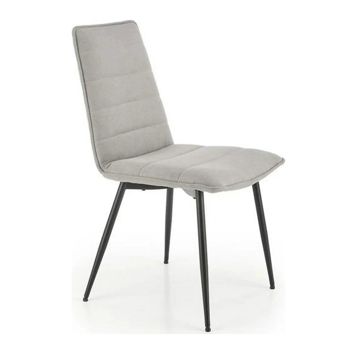 Scaun K493, gri/negru, stofa clasica/metal, 47x60x92 cm