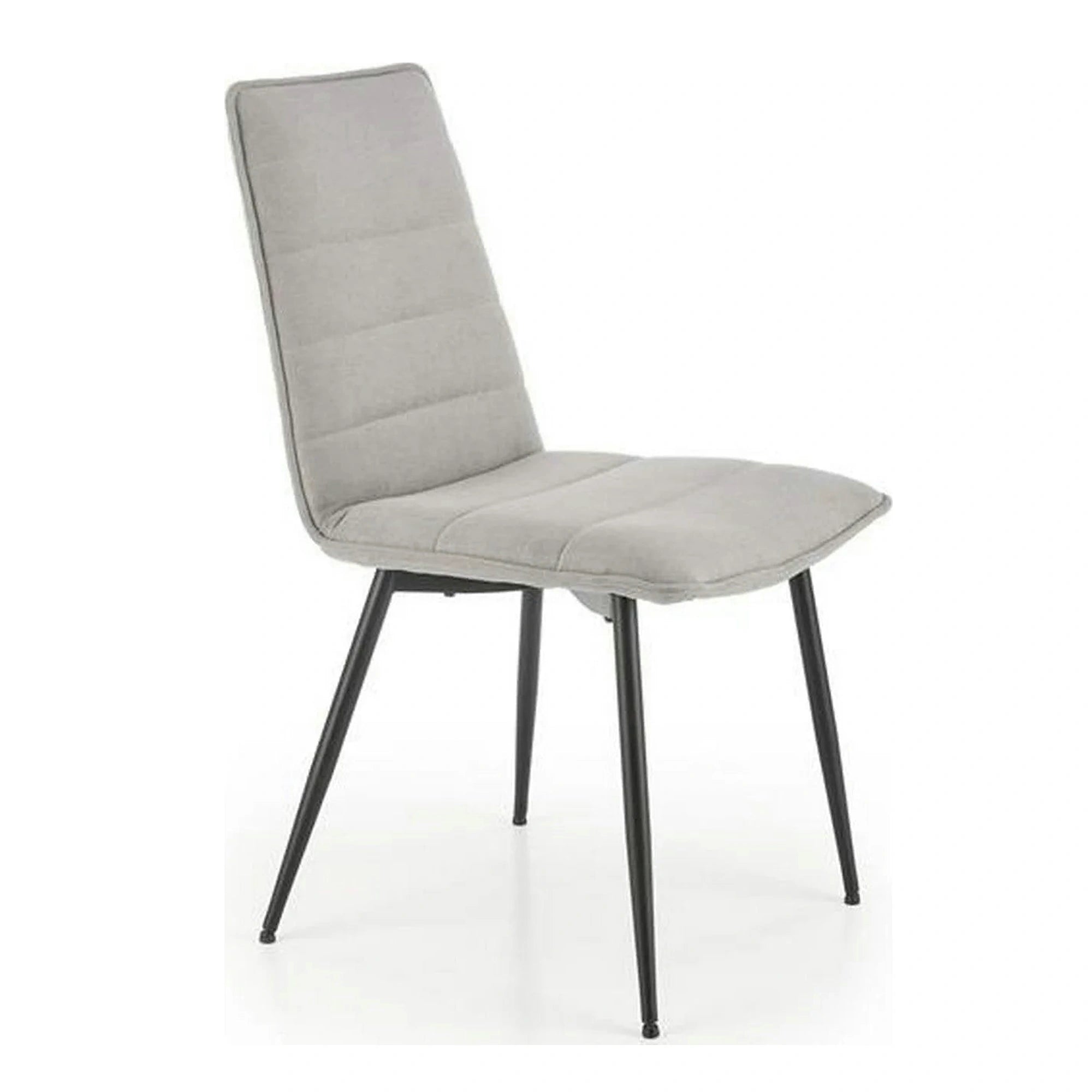 Scaun K493, gri/negru, stofa clasica/metal, 47x60x92 cm