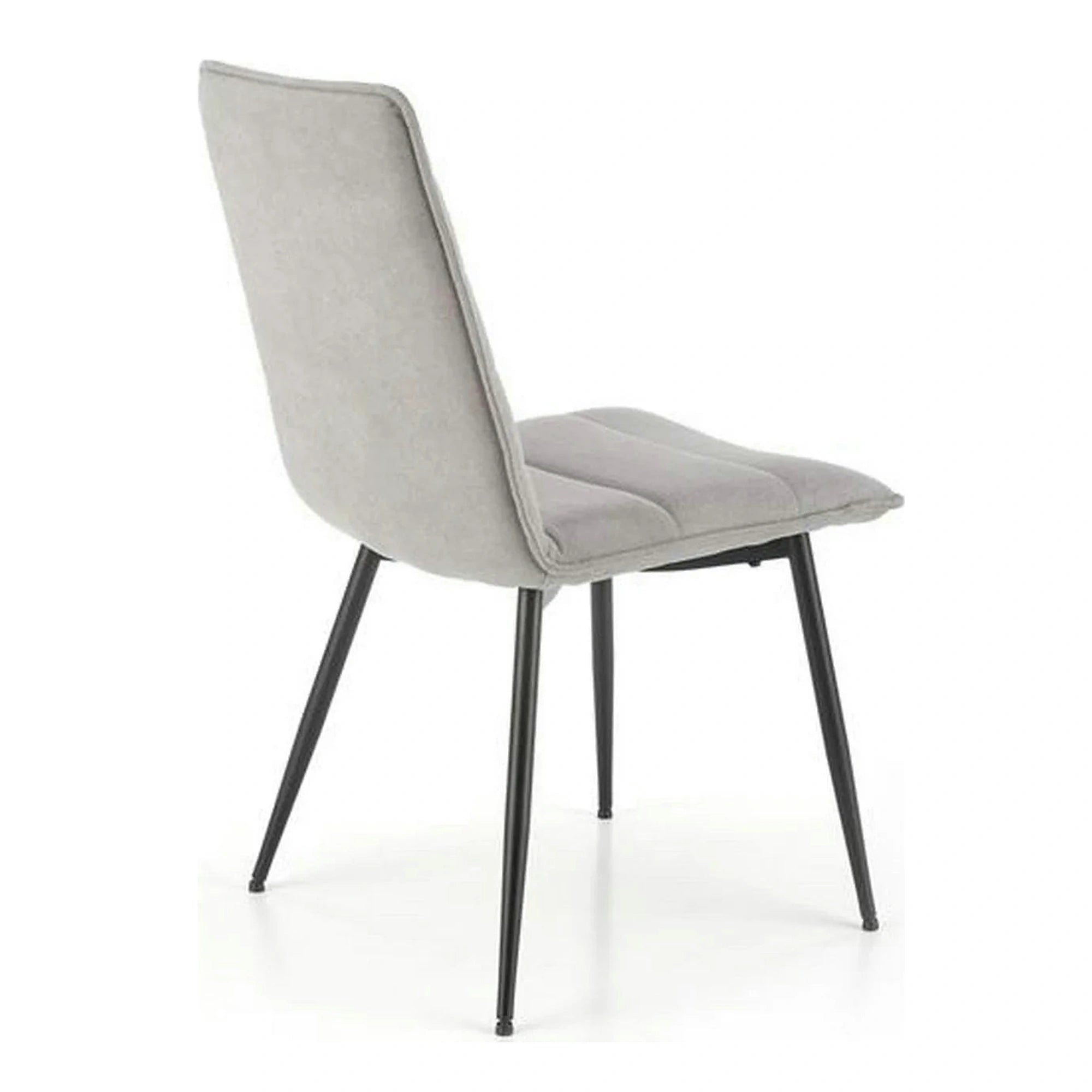 Scaun K493, gri/negru, stofa clasica/metal, 47x60x92 cm