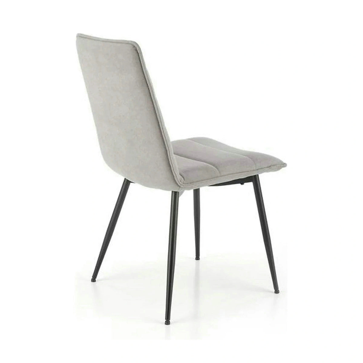 Scaun K493, gri/negru, stofa clasica/metal, 47x60x92 cm