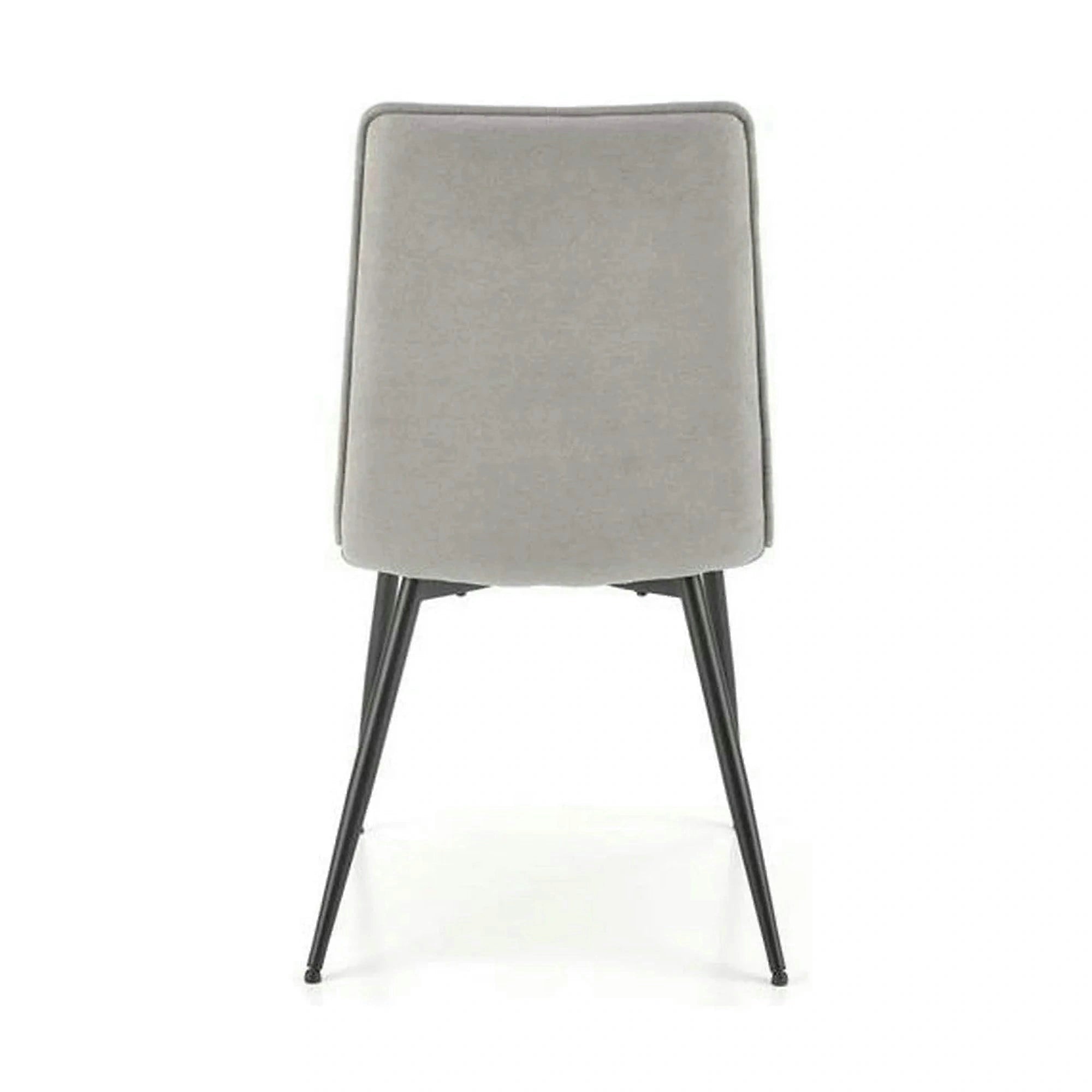 Scaun K493, gri/negru, stofa clasica/metal, 47x60x92 cm