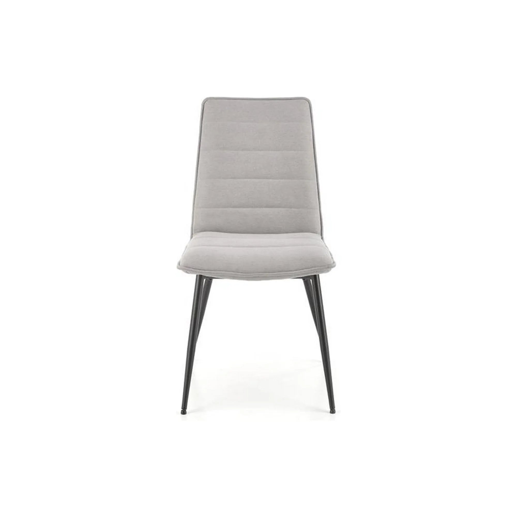 Scaun K493, gri/negru, stofa clasica/metal, 47x60x92 cm