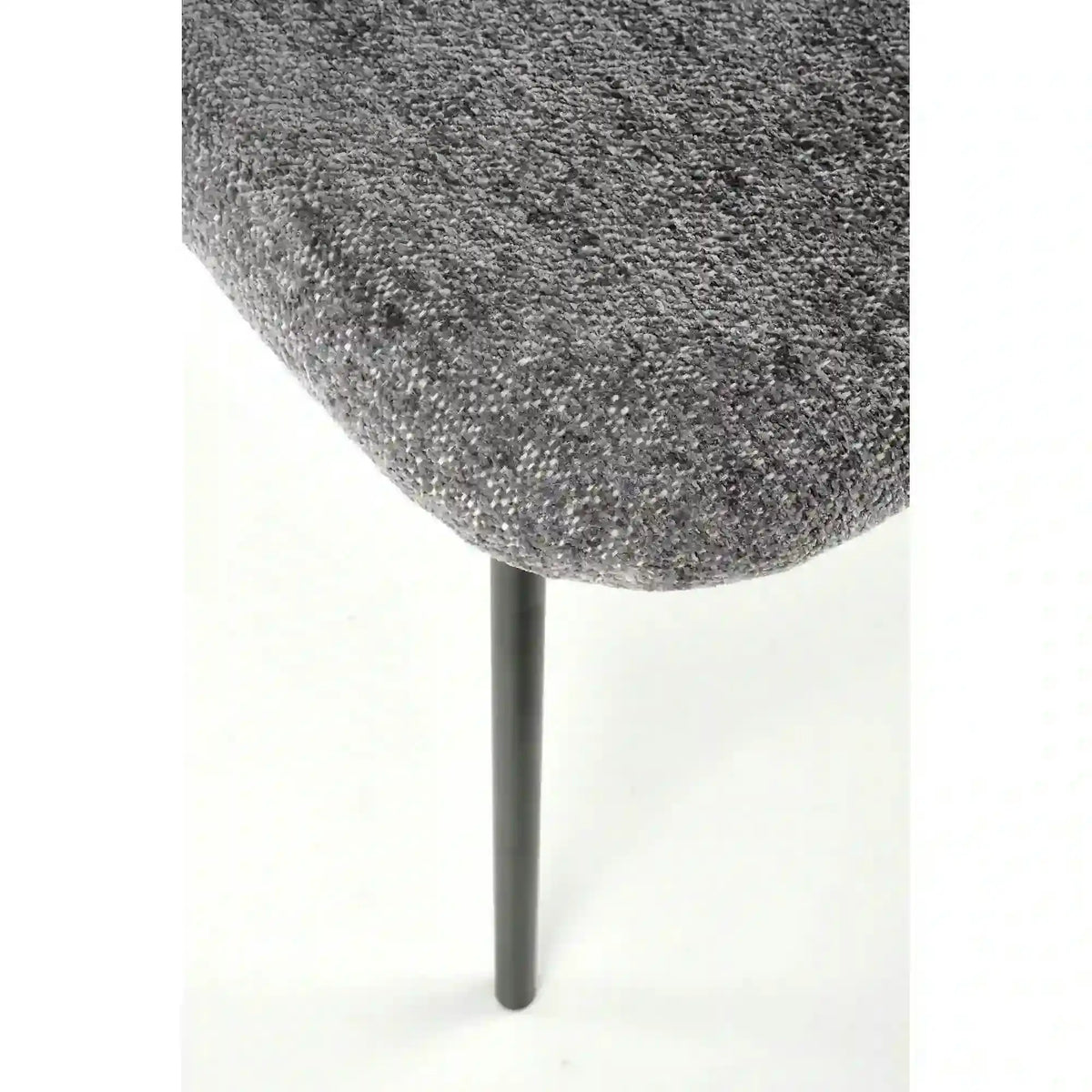 Scaun K497, gri deschis, stofa clasica/metal, 52x62x82 cm