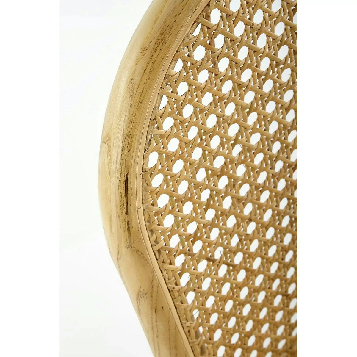 Scaun K502, stejar, ratan natural/lemn, 45x50x89 cm