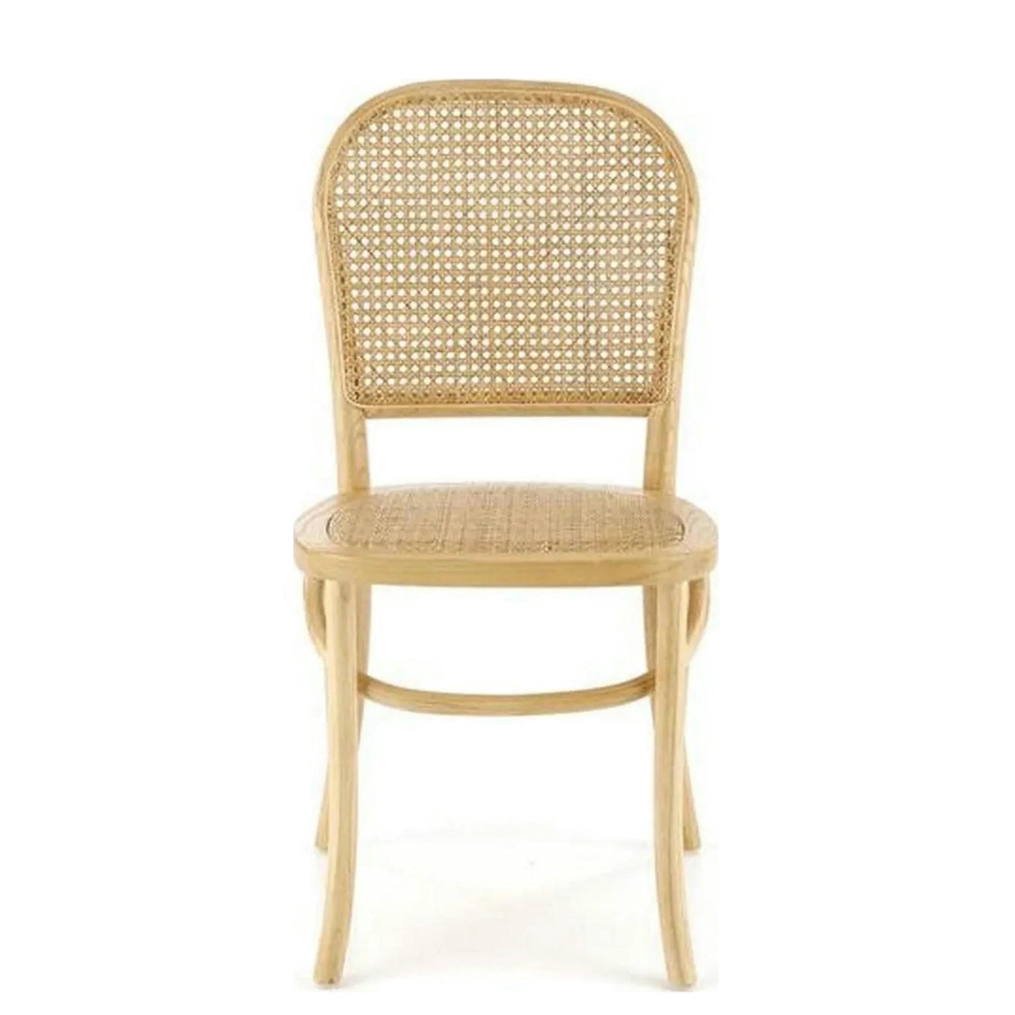 Scaun K502, stejar, ratan natural/lemn, 45x50x89 cm