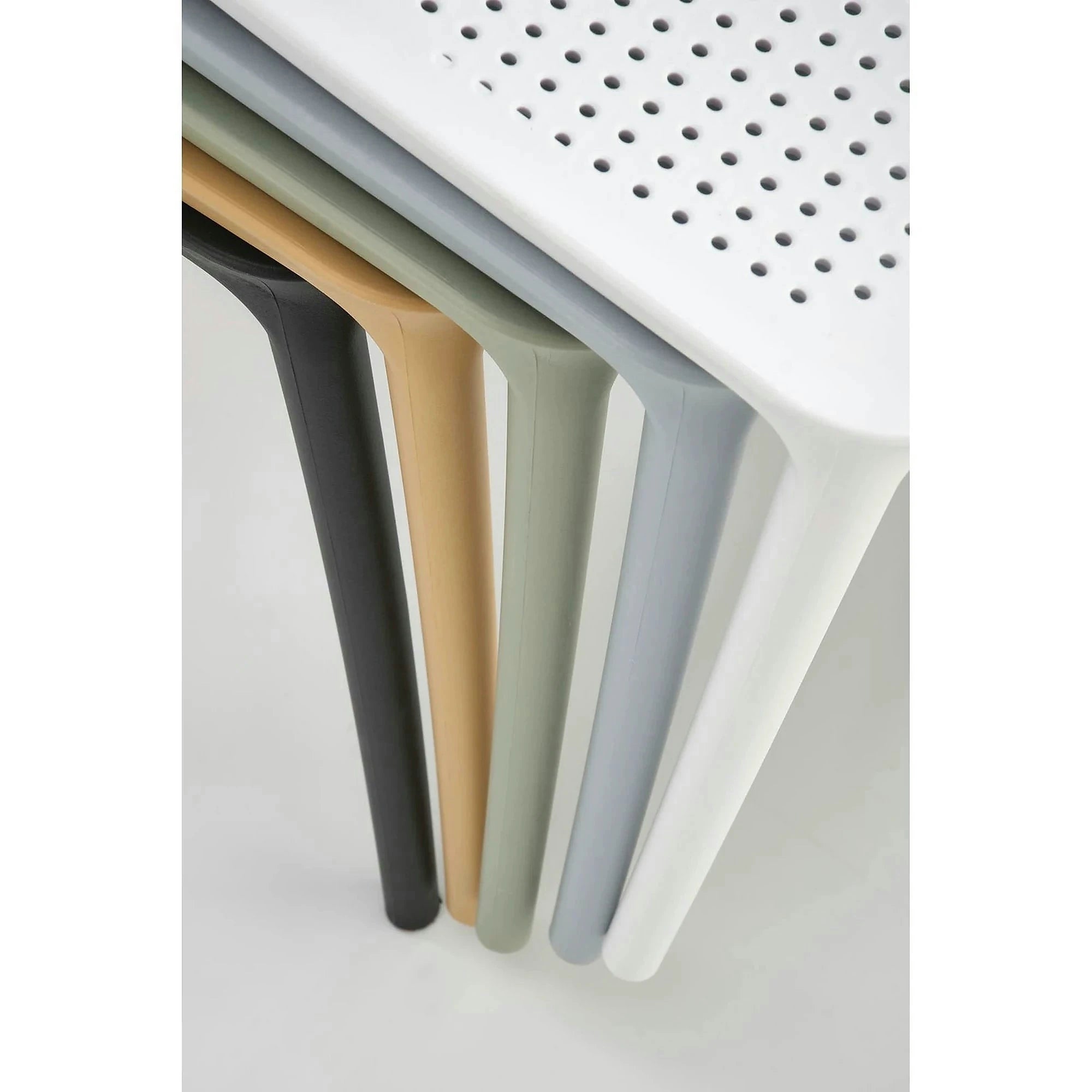 Scaun K514, alb, polipropilena, 42x55x79 cm