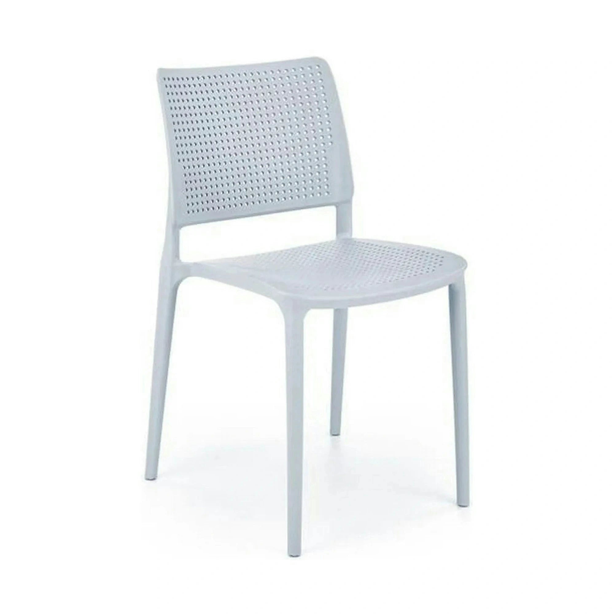 Scaun K514, albastru deschis, polipropilena, 42x55x79 cm