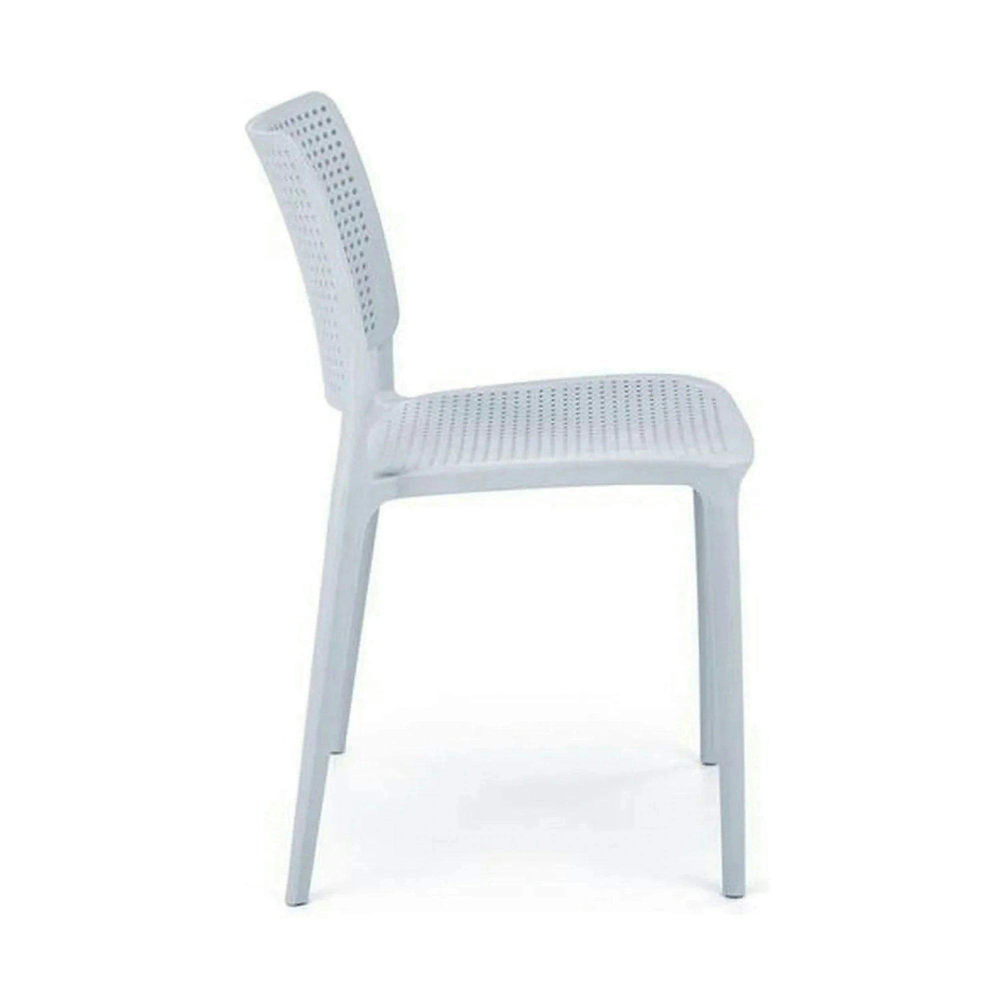 Scaun K514, albastru deschis, polipropilena, 42x55x79 cm