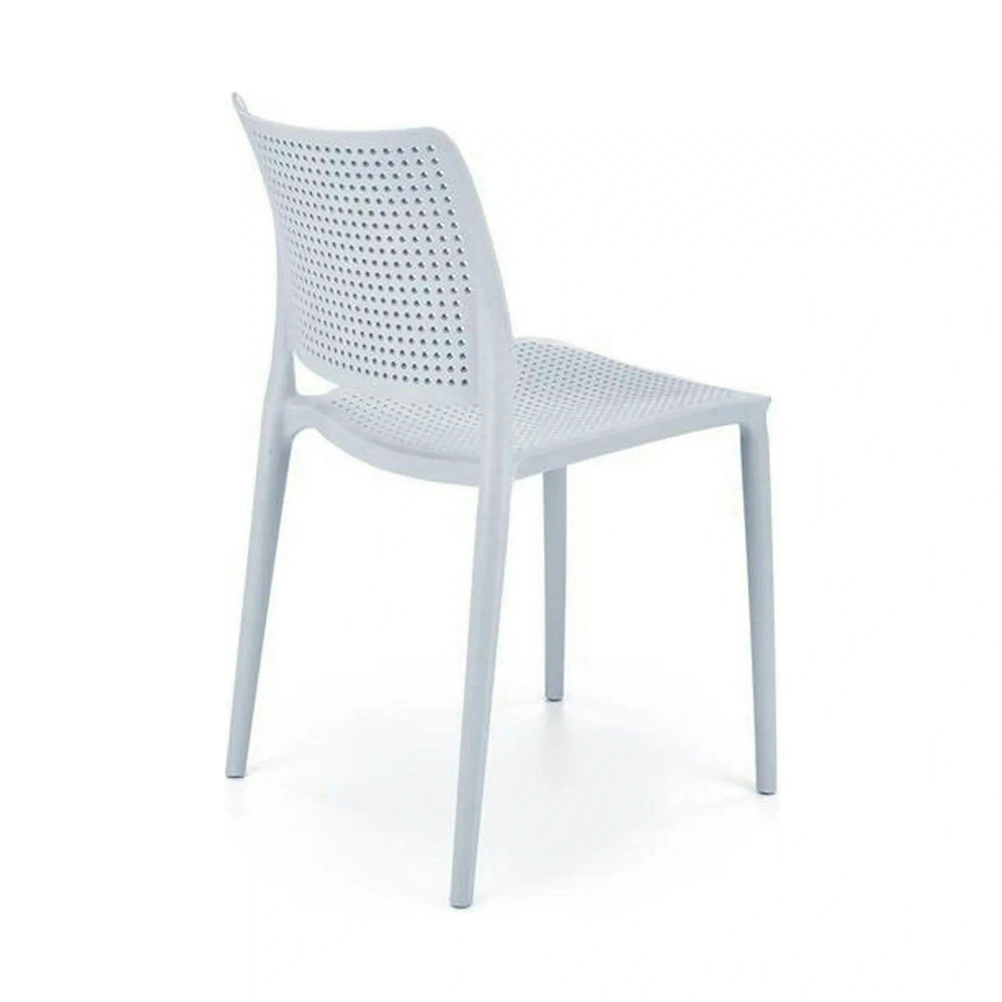 Scaun K514, albastru deschis, polipropilena, 42x55x79 cm