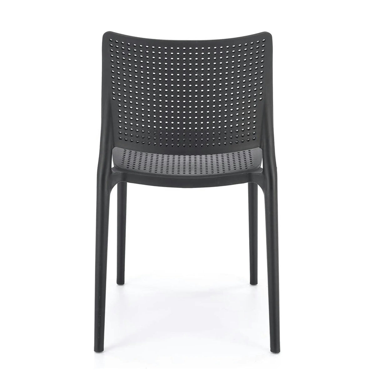 Scaun K514, negru, polipropilena, 42x55x79 cm