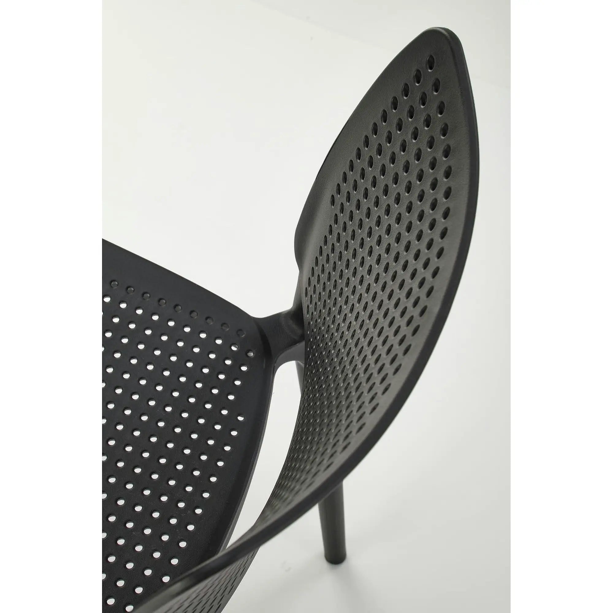 Scaun K514, negru, polipropilena, 42x55x79 cm