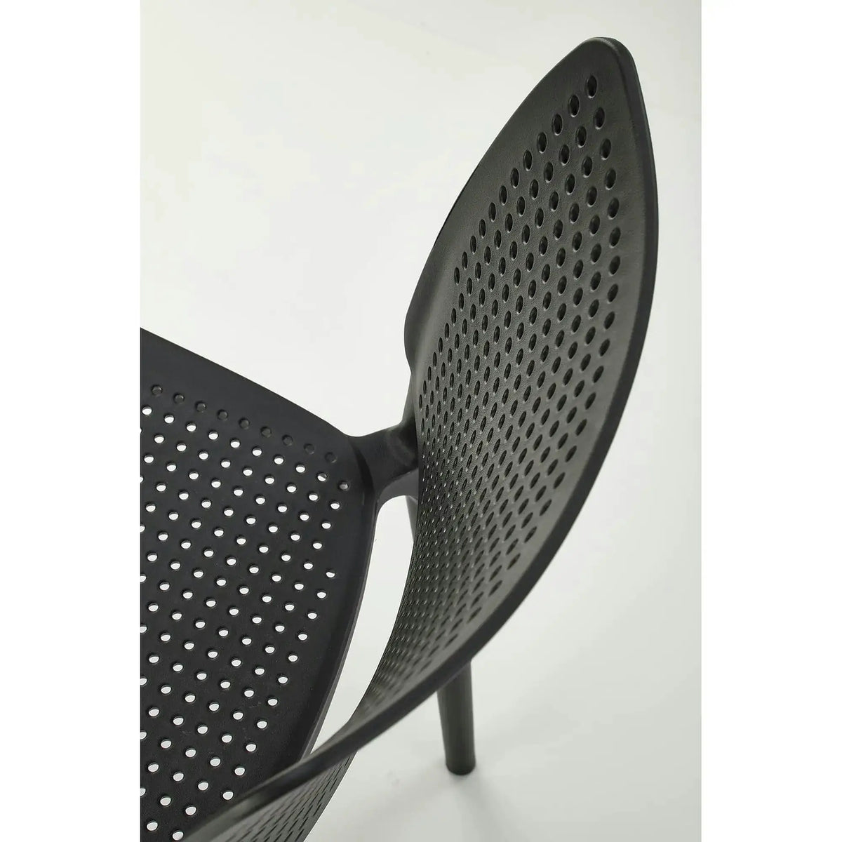Scaun K514, negru, polipropilena, 42x55x79 cm