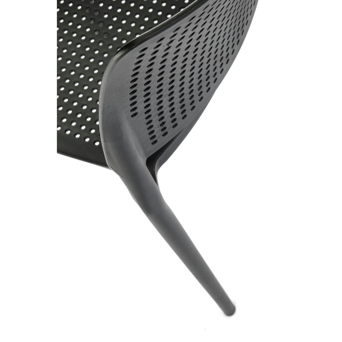 Scaun K514, negru, polipropilena, 42x55x79 cm