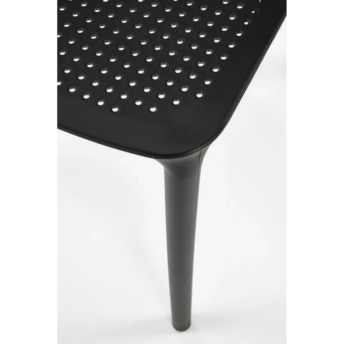 Scaun K514, negru, polipropilena, 42x55x79 cm