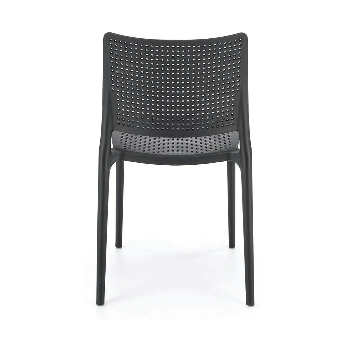 Scaun K514, negru, polipropilena, 42x55x79 cm