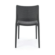 Scaun K514, negru, polipropilena, 42x55x79 cm