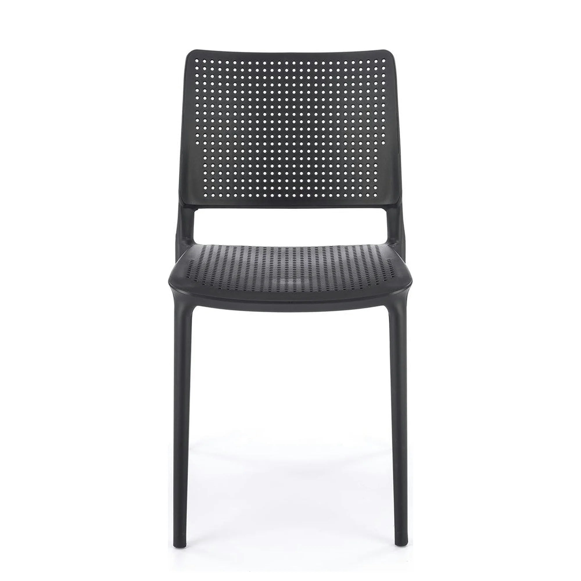 Scaun K514, negru, polipropilena, 42x55x79 cm