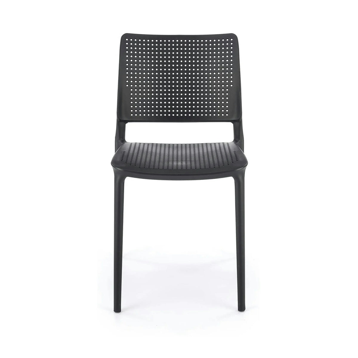 Scaun K514, negru, polipropilena, 42x55x79 cm