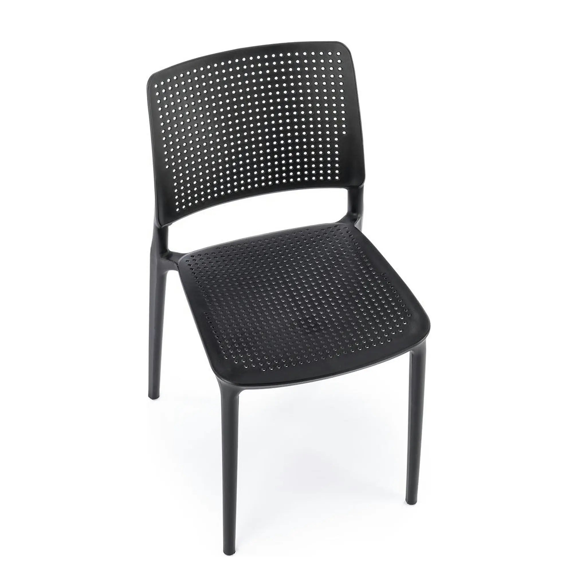 Scaun K514, negru, polipropilena, 42x55x79 cm