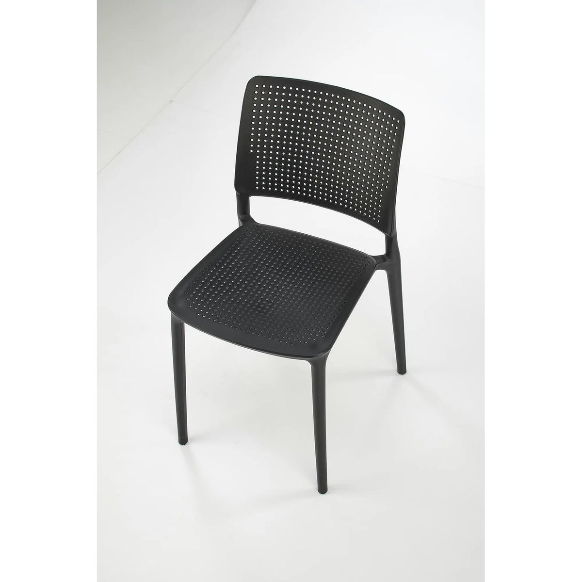 Scaun K514, negru, polipropilena, 42x55x79 cm