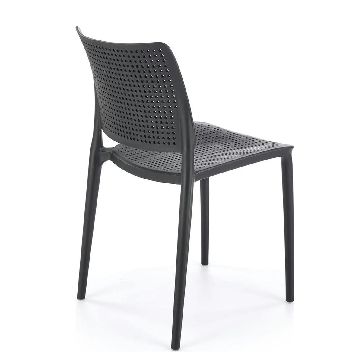 Scaun K514, negru, polipropilena, 42x55x79 cm