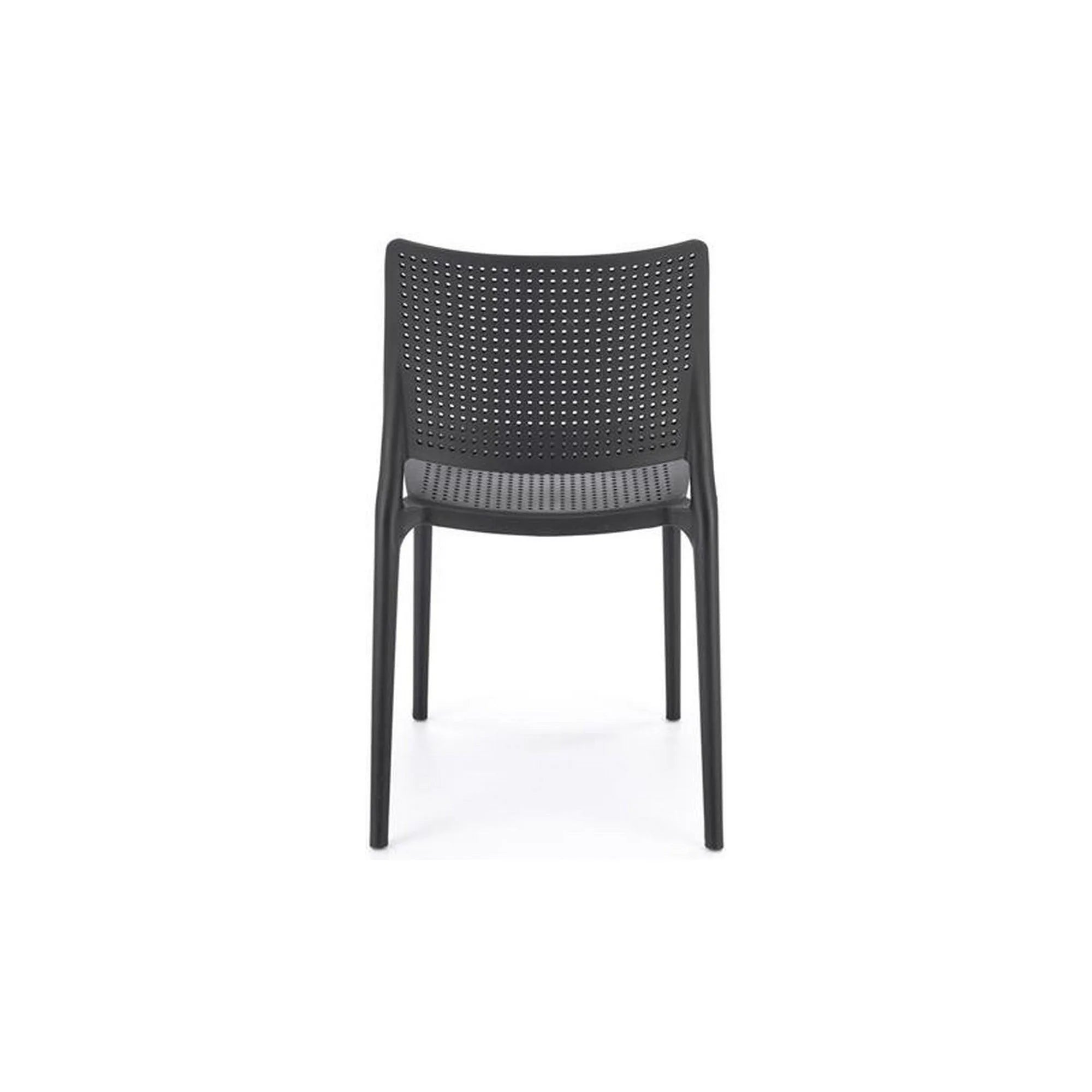 Scaun K514, negru, polipropilena, 42x55x79 cm