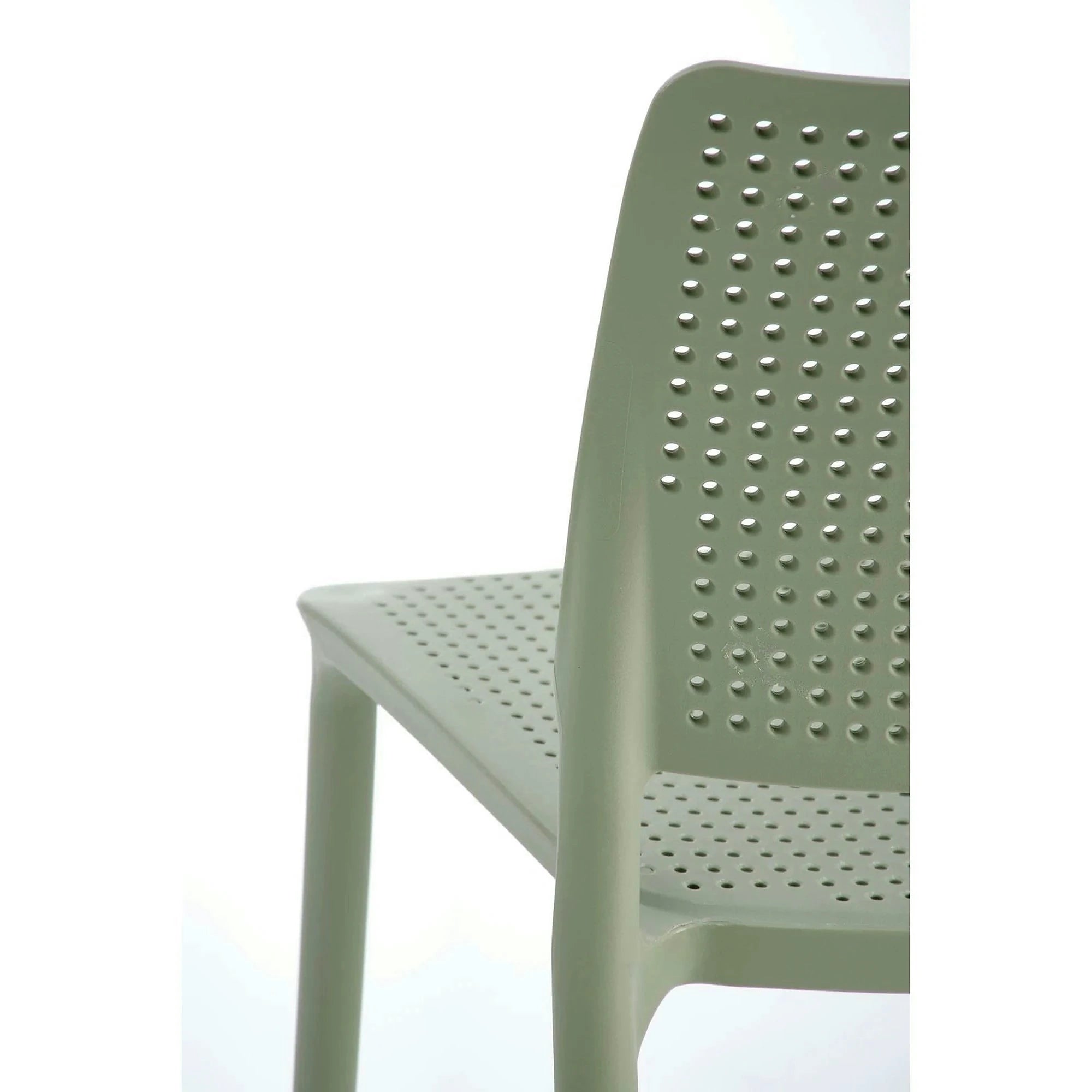 Scaun K514, verde menta, polipropilena, 42x55x79 cm