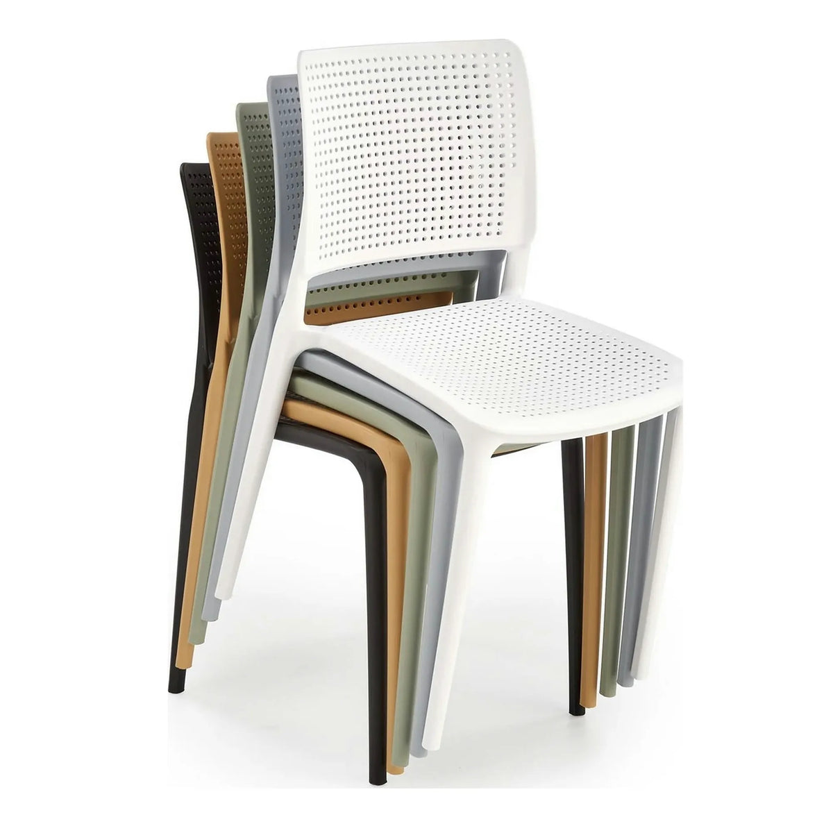 Scaun K514, verde menta, polipropilena, 42x55x79 cm