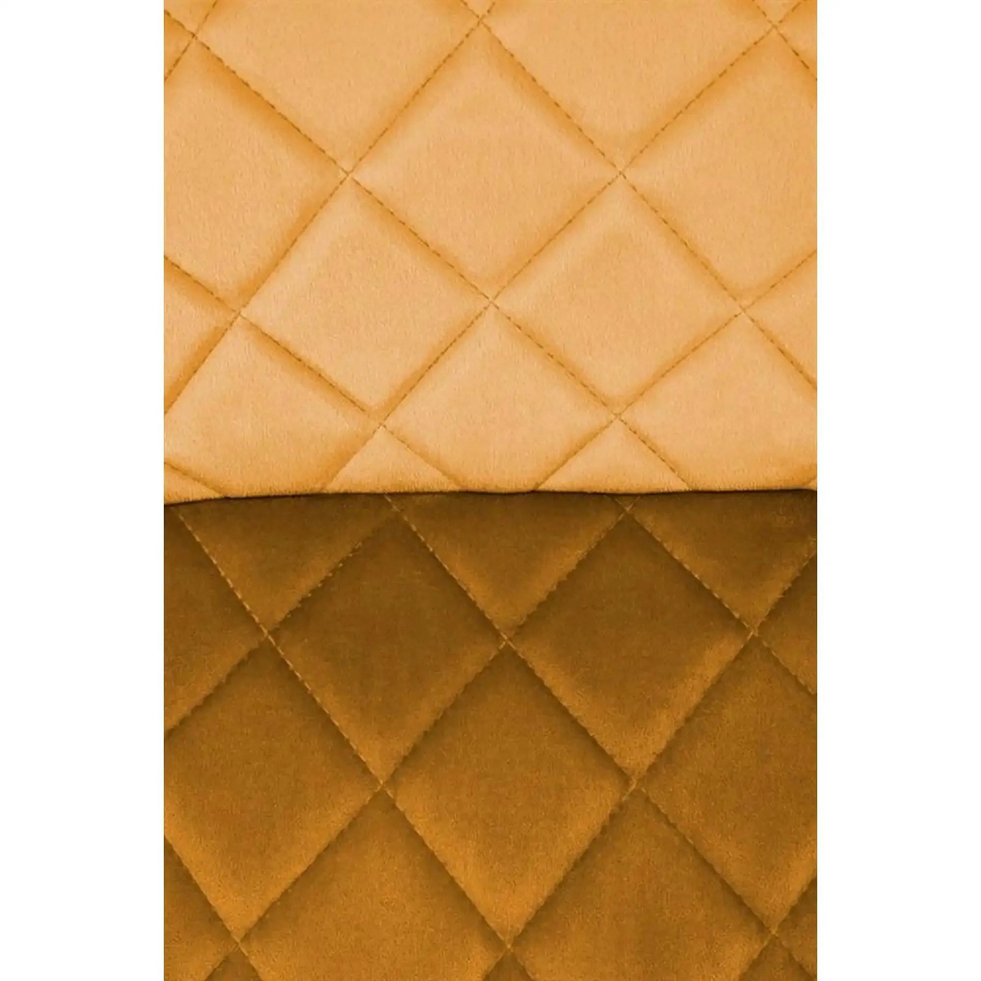 Scaun K525, galben/negru, stofa catifelata/metal, 45x55x89 cm