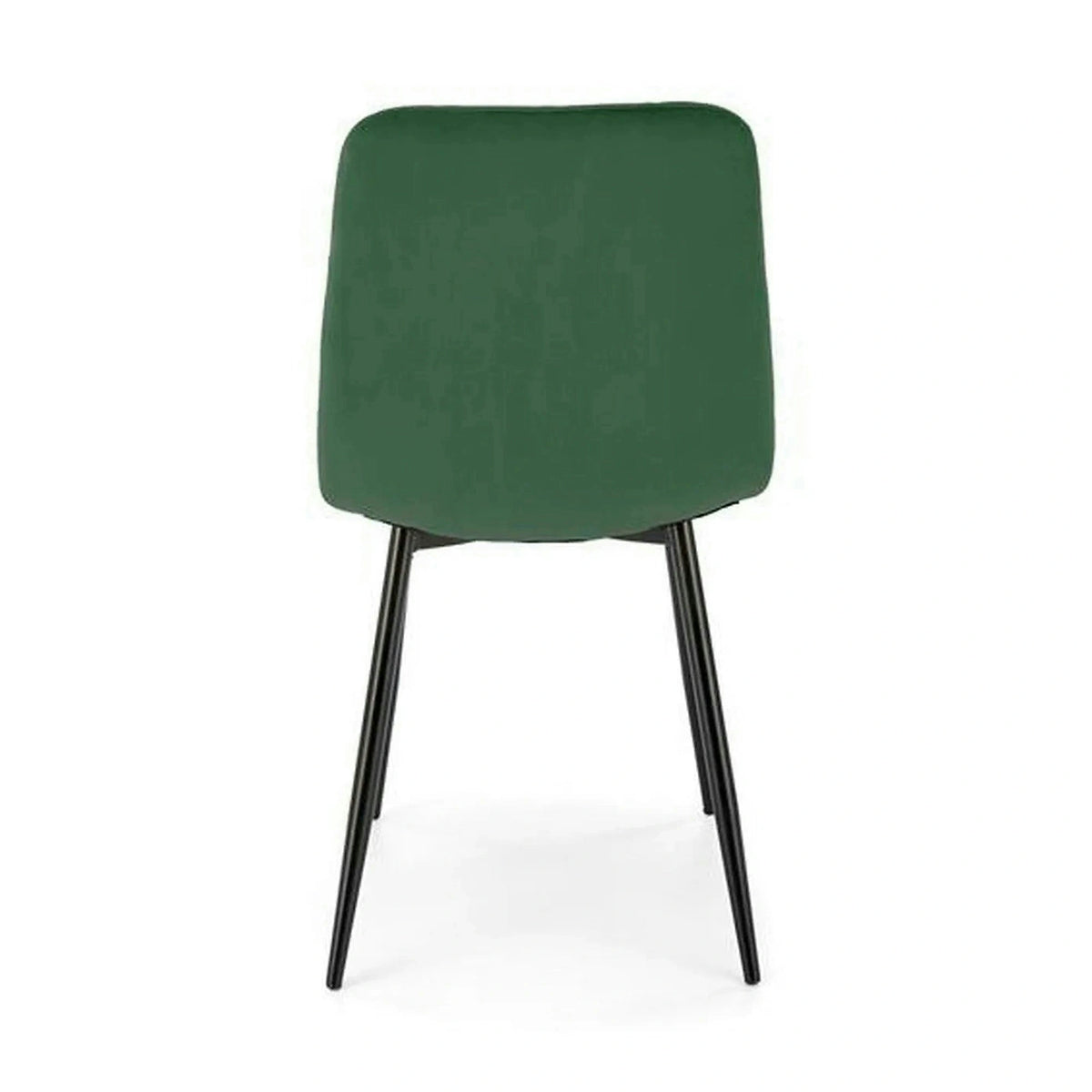 Scaun K525, verde inchis/negru, stofa catifelata/metal, 45x55x89 cm