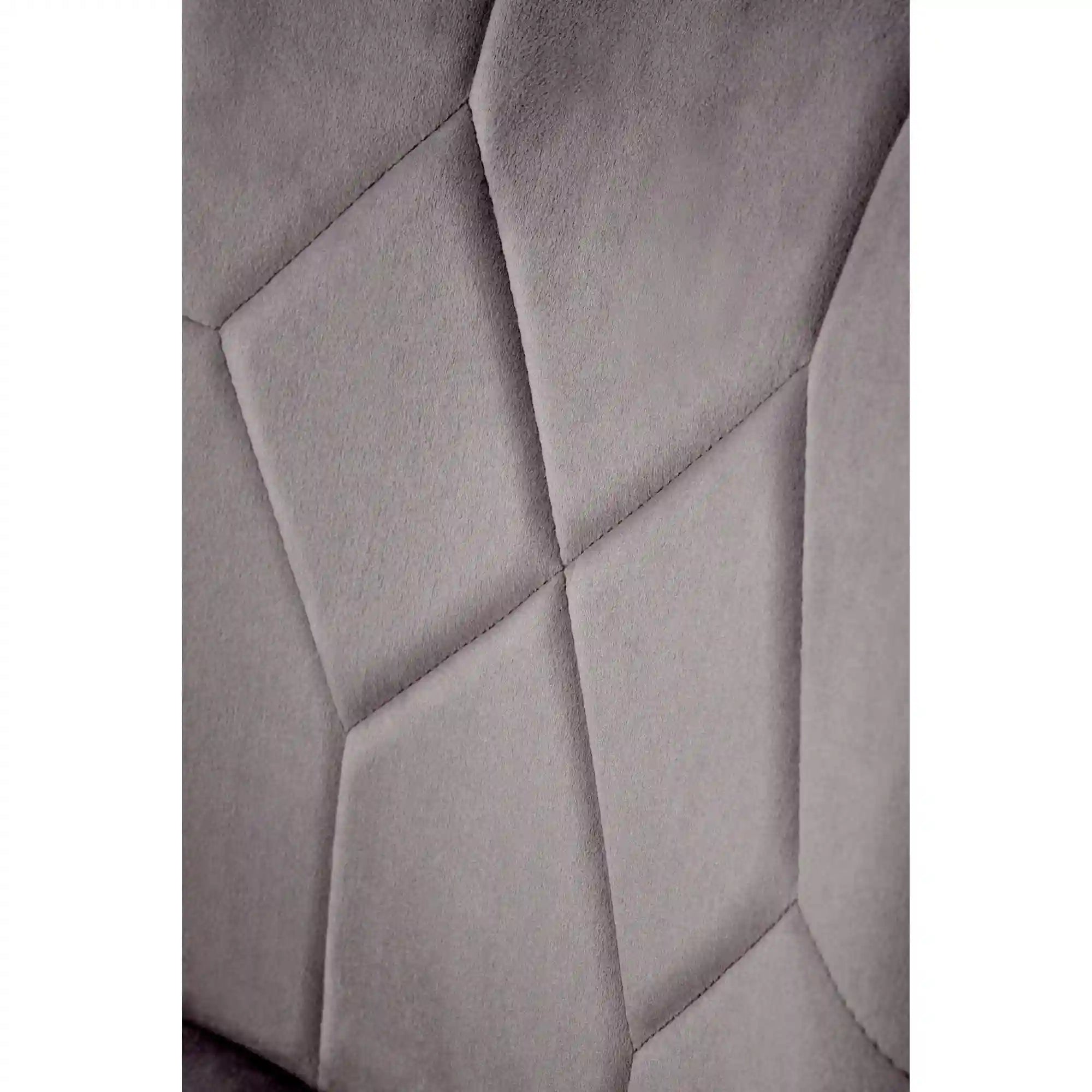 Scaun K539, gri/negru, stofa catifelata/metal, 50x62x84 cm