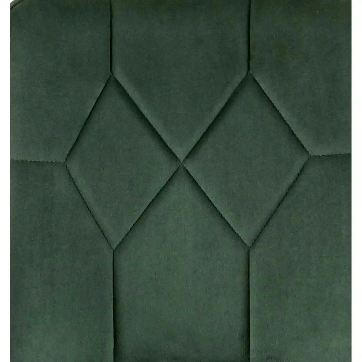 Scaun K539, verde inchis/negru, stofa catifelata/metal, 50x62x84 cm